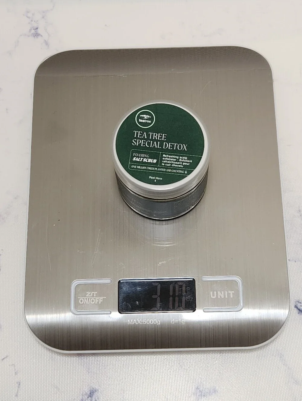 Paul Mitchell Tea Tree Special Detox Foaming Salt Scrub Travel Size 2.5 oz